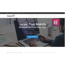 Equanto - Business Consulting WordPress Elementor Theme