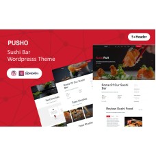 Pusho – Sushi Bar Wordpress Theme