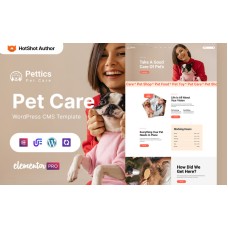 Pettics - Pet Care WordPress Elementor Theme