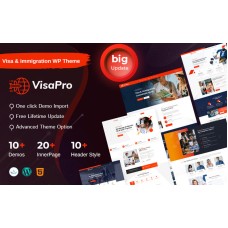 VisaPro - Immigration & Visa Consulting WordPress Theme