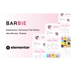 Barbie - Personal Portfolio One Page WordPress Theme