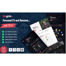 Gogrin - Personal and CV WordPress Theme