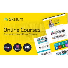 SkIllum - Online Courses WordPress Elementor Theme