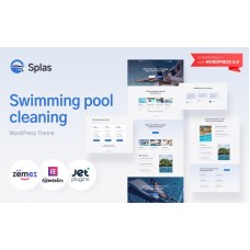 Splas - Swimming Pool Cleaning WordPress Theme and Maintenance Service