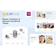 Scapeclear Cosmetics and Beauty WordPress Theme