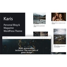 Karis - Personal Blog & Magazine WordPress Theme
