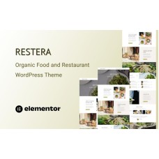 Restera - Organic Food and Restaurant One Page WordPress Theme