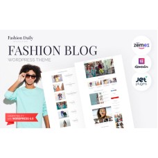 Fashion Daily - Fashion Blog WordPress Elementor Theme