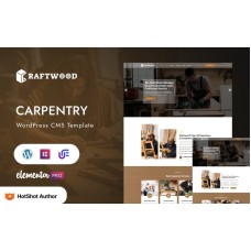 Craftwood - Carpentry And Handyman Woodworking WordPress Elementor Theme