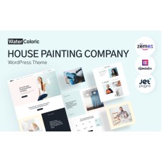 WaterColoric - House Painting Company WordPress Theme