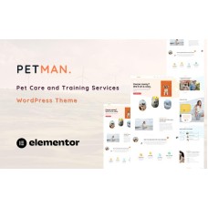 Petman - Pet Care Services One Page WordPress Theme