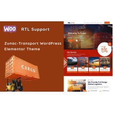 Zunac - Transportation Multipurpose Minimal WordPress Elementor Theme