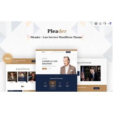Pleader - Law Service Responsive WordPress Theme