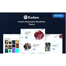 Kadom - Creative Responsive WordPress Theme