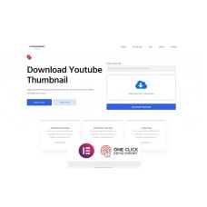 Youtube thumbnail Grabber - Youtube thumbnail Downloader One Page WordPress Theme