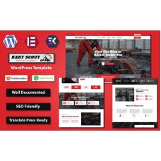 Kart Scout - Karting Club WordPress Elementor Template