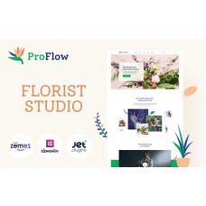 ProFlow - Contemporary And Minimalistic Florist WordPress Theme