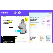 Canvi - gutenbeg WordPress theme for agencies, SaaS and mobile apps