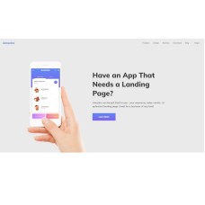 Amazinx - Mobile App Responsive One Page WordPress Theme