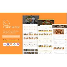 Quick Recipe - Food & Recipe WordPress Theme