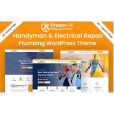 DreamIT Handyman Electrician & Plumbing Repair WordPress Theme