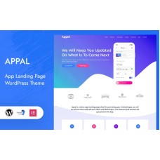 Appal - App Landing Page WordPress Theme