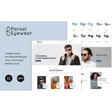 Parsal - Fashion Eyewear | Prescription Glasses & Sunglasses WordPress Theme