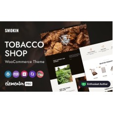Smokin - Cigars and Tobacco WordPress Elementor CMS Theme
