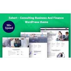 Exhort - Consulting Business And Finance WordPress Theme