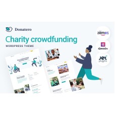 Donatero - Charity Crowdfunding WordPress Theme