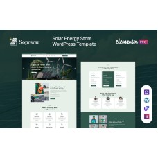 Sopowar - Solar Panels And Renewable Energy WordPress Theme