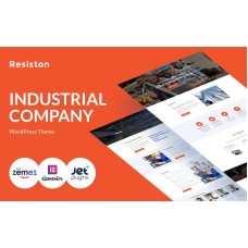 Resiston - Industrial Company WordPress Elementor Theme