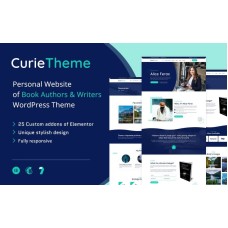 Curie – WordPress Theme For Authors And Writers