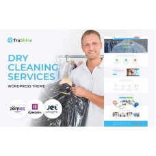 TruShine - Dry Cleaning Services WordPress Theme