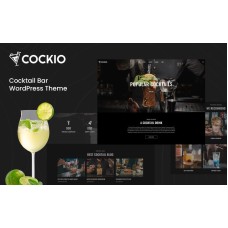 Cockio - Restaurant and Cocktail Bar WordPress Theme