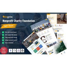 Gogrin - Charity Foundation and Nonprofit WordPress Theme