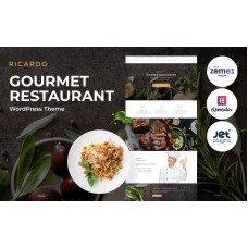 Ricardo - Gourmet Restaurant Responsive WordPress Theme