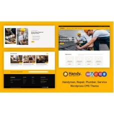 Handyman - Handyman, Plumber, Renovation, Maintenance Service Elementor WordPress Theme