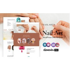 Nailart - Nail Polish And Remover WordPress Elementor Theme