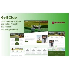 A Dynamic Golf Club WordPress Theme Crafted with the Versatility of Elementor Page Builder