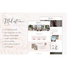 Malistena - Blog & Photographer  WP Theme Elementor
