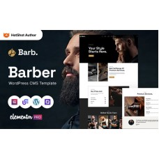Barb - Barber Shop Modern WordPress Theme