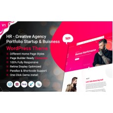 HR - Creative Agency Portfolio Startup Business WordPress Theme