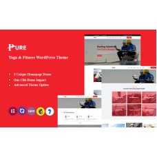 Pure - Roofing Company Wordpress Theme
