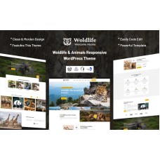 Woldlife - Animals Responsive WordPress Theme