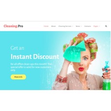 Cleaning & Maid Service Company WordPress Theme