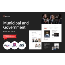 Cronics - Municipal and Government WordPress Theme