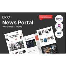 Bric - Newspaper, News Portal WordPress Theme