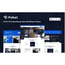 Poket - CCTV, IT And Security Service Responsive WordPress Theme