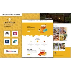 Honeyfresh - Honey Farm & Production Elementor WordPress Template